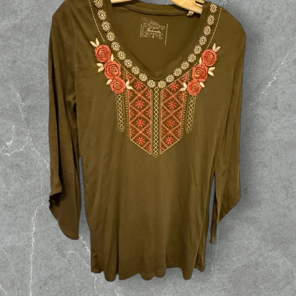 Panhandle Embroidered Top